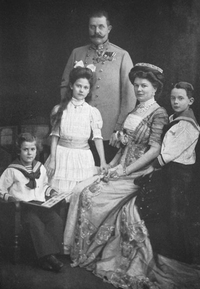 El Archiduque Francisco Fernando de Austria y su familia de Austrian Photographer